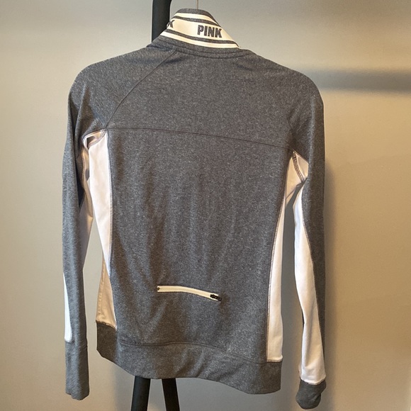 2/15$ PINK 1/4 Zip Grey Pullover Sweater - Picture 5 of 6